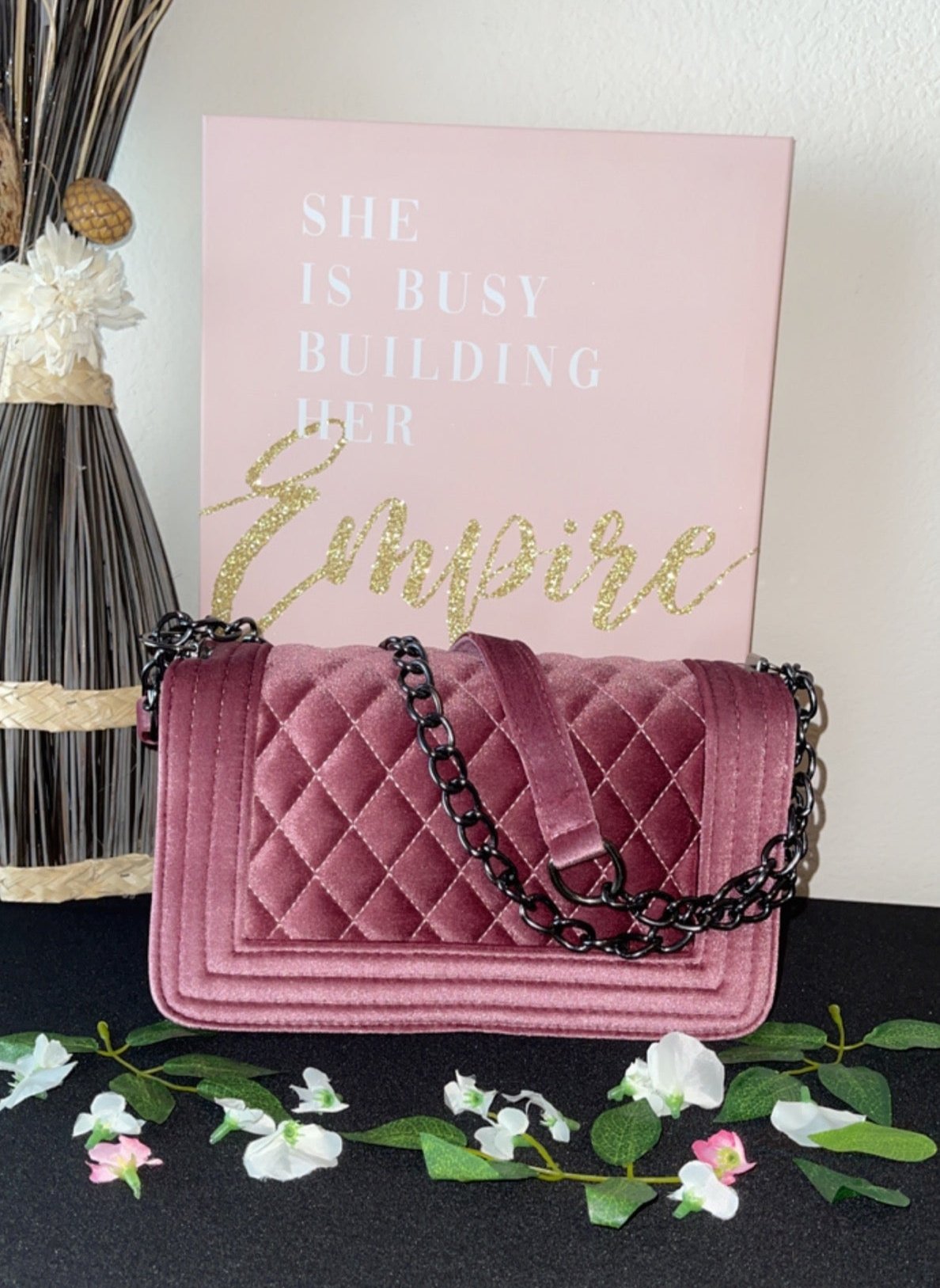 "Velvet A'More" Shoulder Bag