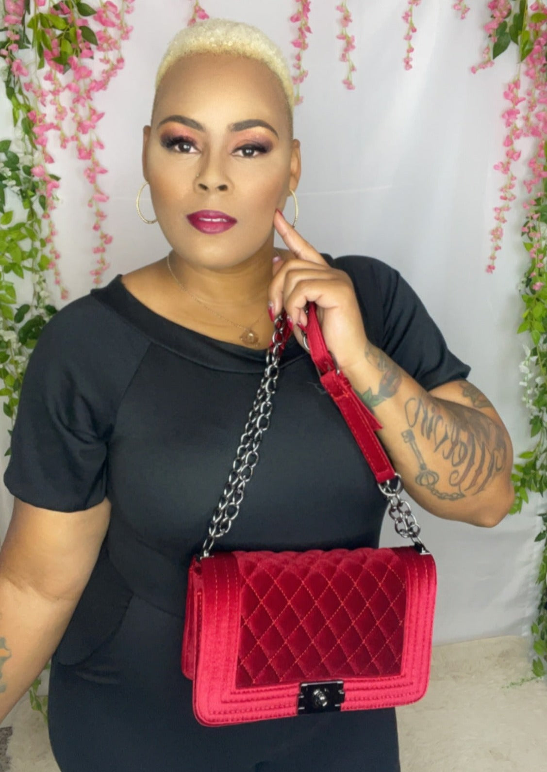 "Velvet A'More" Shoulder Bag