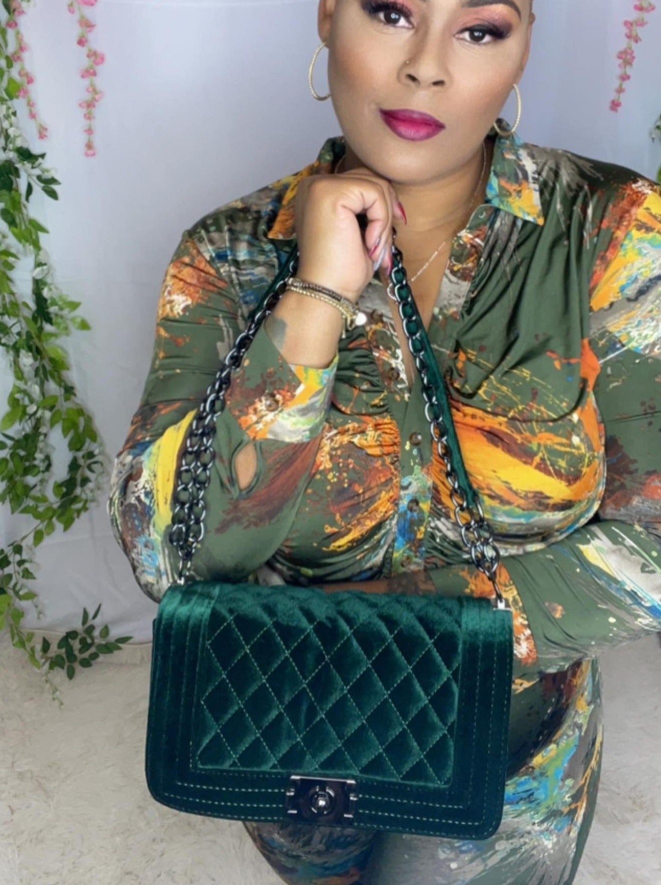 "Velvet A'More" Shoulder Bag