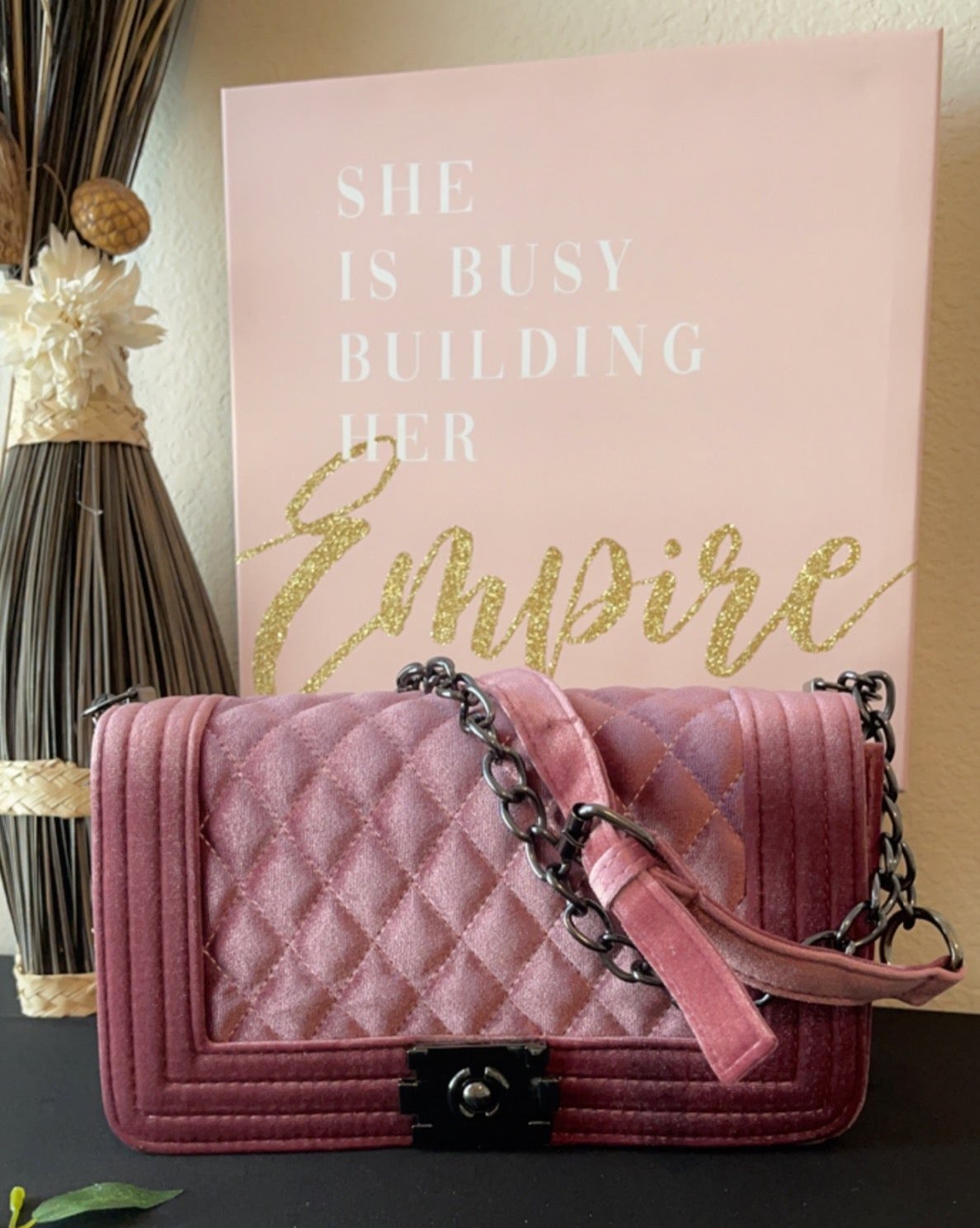 "Velvet A'More" Shoulder Bag