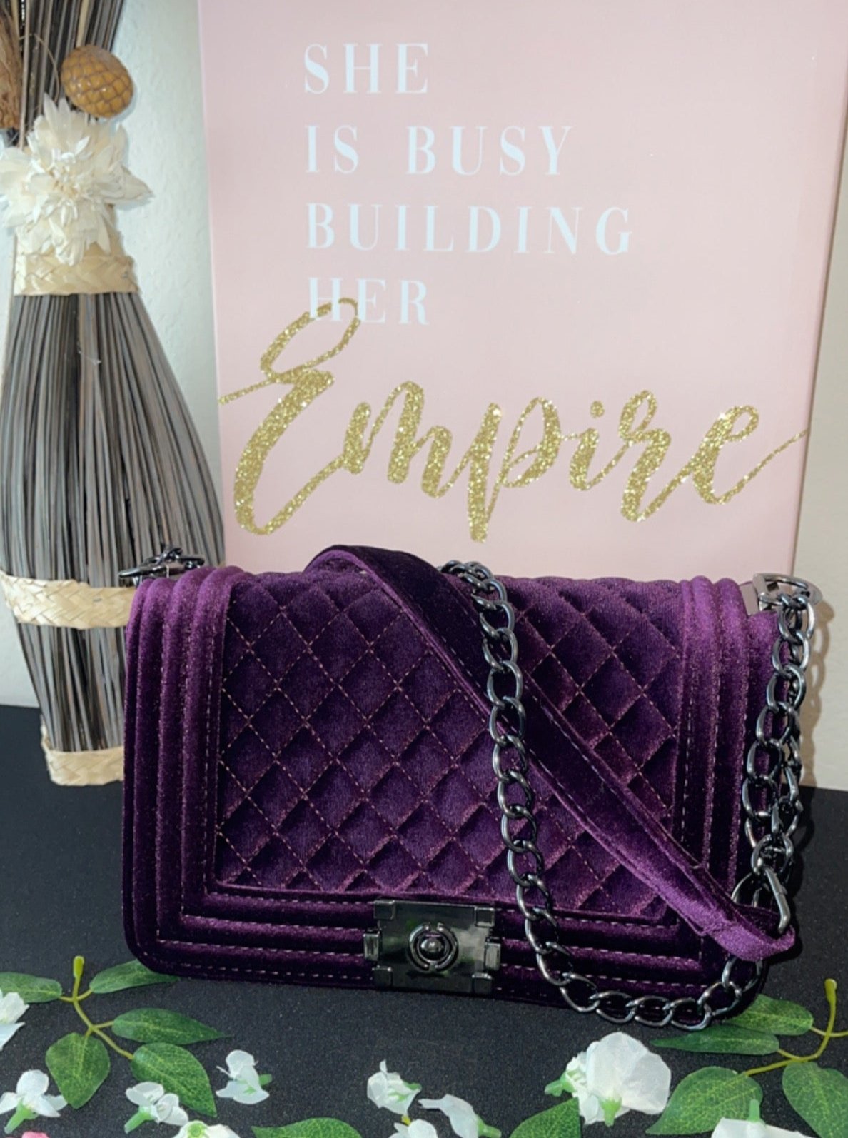 "Velvet A'More" Shoulder Bag
