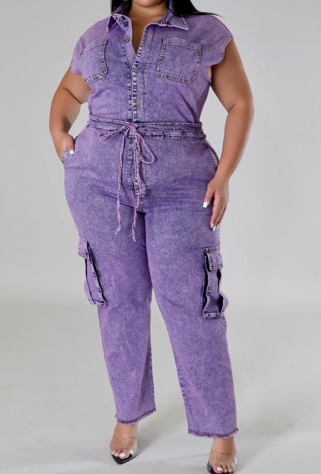 "Lavender Sunset" Jumpsuit